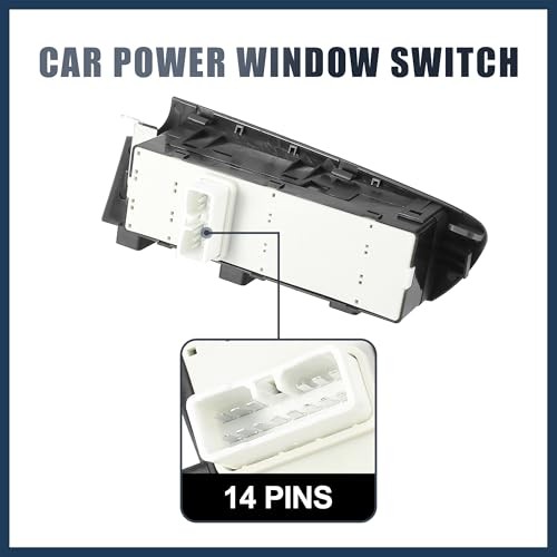 Power Window Switch, Front Left Driver Side Window Control Switch No.93570