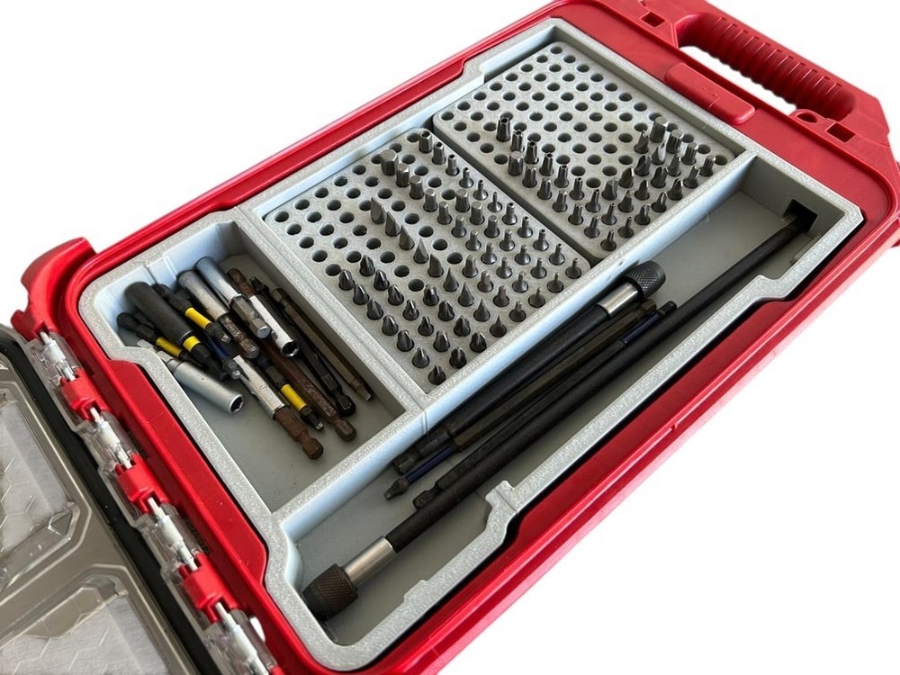 Milwaukee impact driver bit storage insert for Packout Organiser