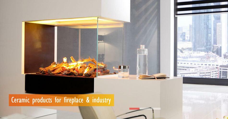 Hmleaf New Style Decorative Ceramic Logs for Gas Ethanol Fireplace ,Firepits