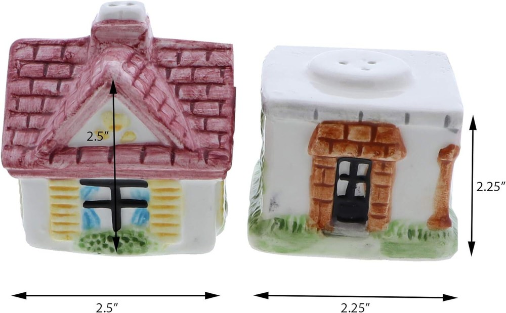 Ceramic Novelty Salt and Pepper Shaker Set