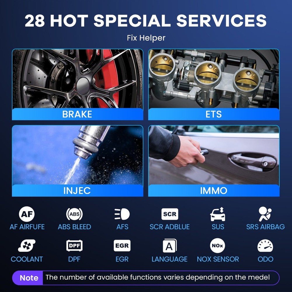 MUCAR VO7+TPMS Reset Tool ECU Coding OBD2 Scanner Bidirectional Diagnostic Tool