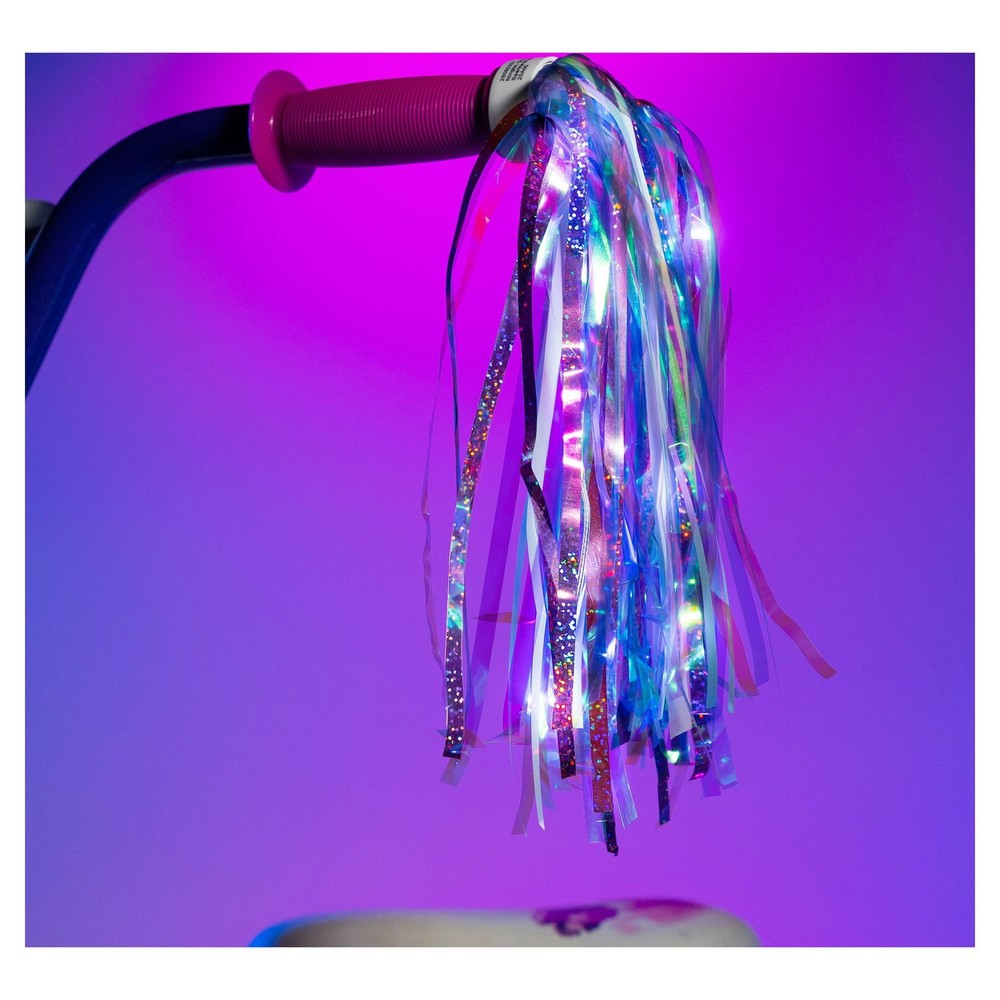 StreamerBrightz LED Rubber Handlebar Tassels, Width 1.5 in, 2 Streamers