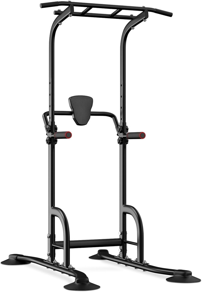 Power Tower, Pull up Bar Dip Station/Stand for Home Gym Strength Training Workou