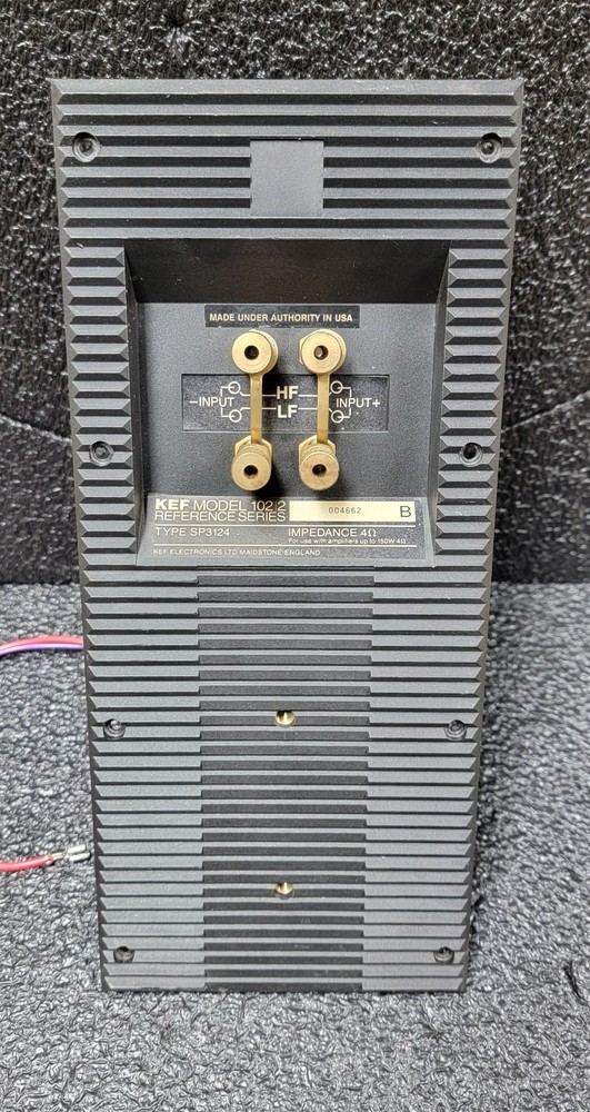 KEF REFERENCE 102/2   3-WAY CROSSOVER/ INPUT PLATE #SP2194
