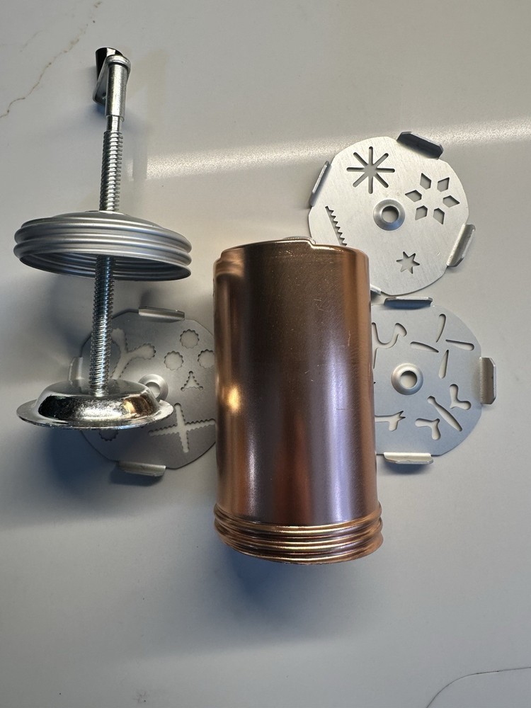 Vintage Cookie Press With 3 Discs Never Used