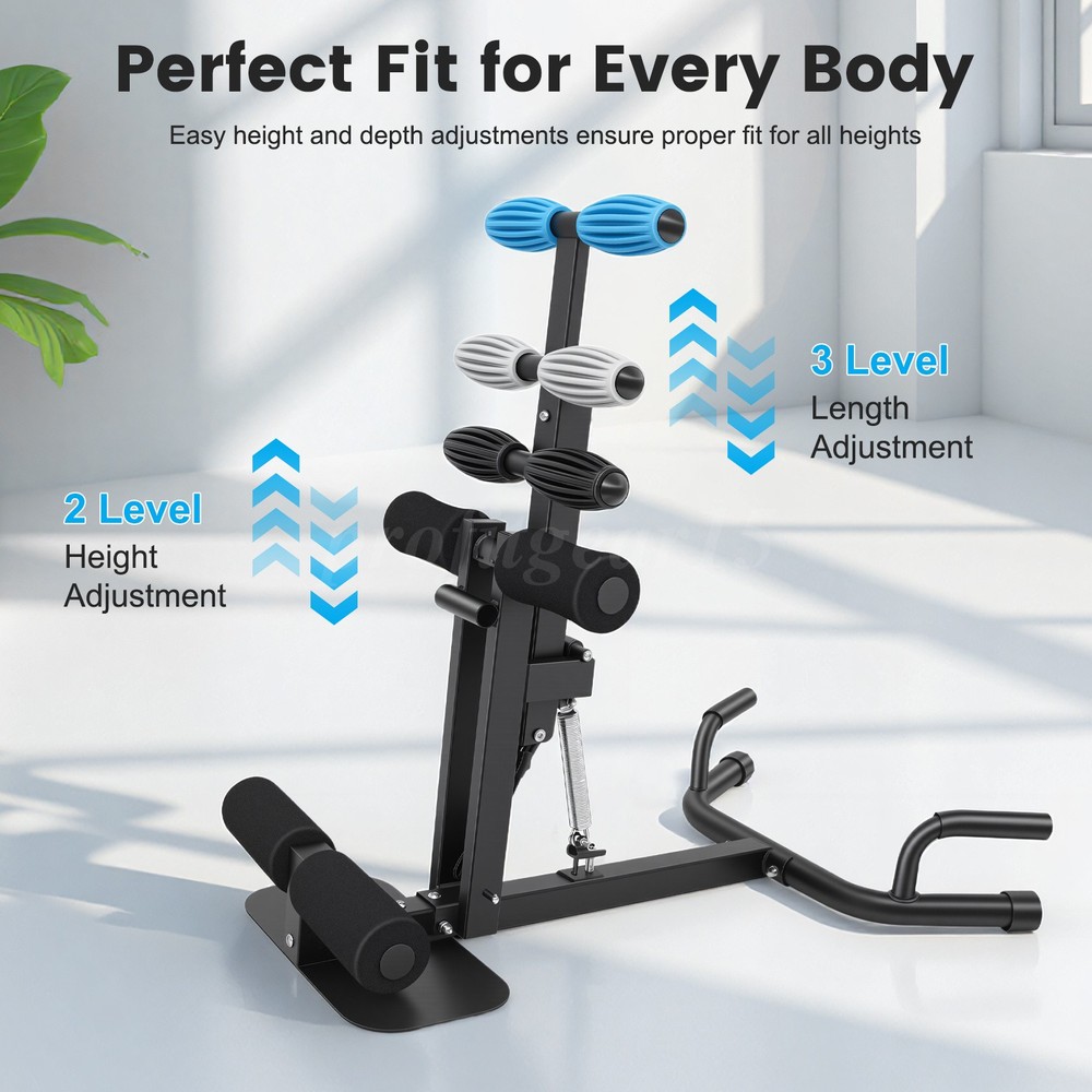 Deep Squat Training Machine Adjustable Resistance Foam Rollers Compact Workout