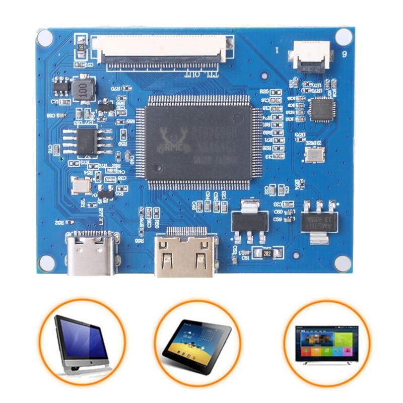Touch Panel Board 40pin 5" LCD Screen Panel Driver Board Controller Mainboard