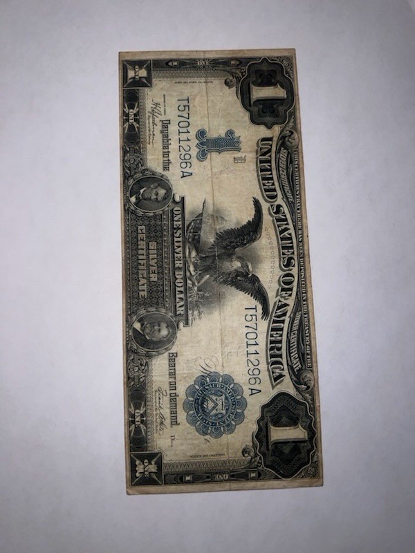 FR. 236 1899 $1 ONE DOLLAR “BLACK EAGLE” SILVER CERTIFICATE NOTE