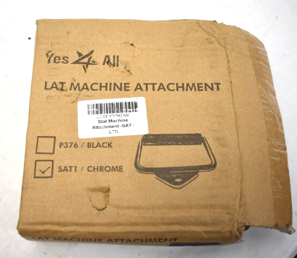 Yes 4 All Lat Machine Attachment SAT1 Chrome Body Solid Tools Stirrup Handle