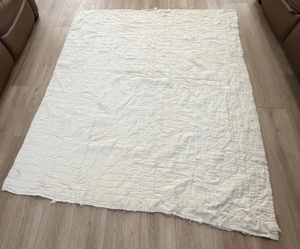 Old Vintage Patchwork Quilt 63 X 74
