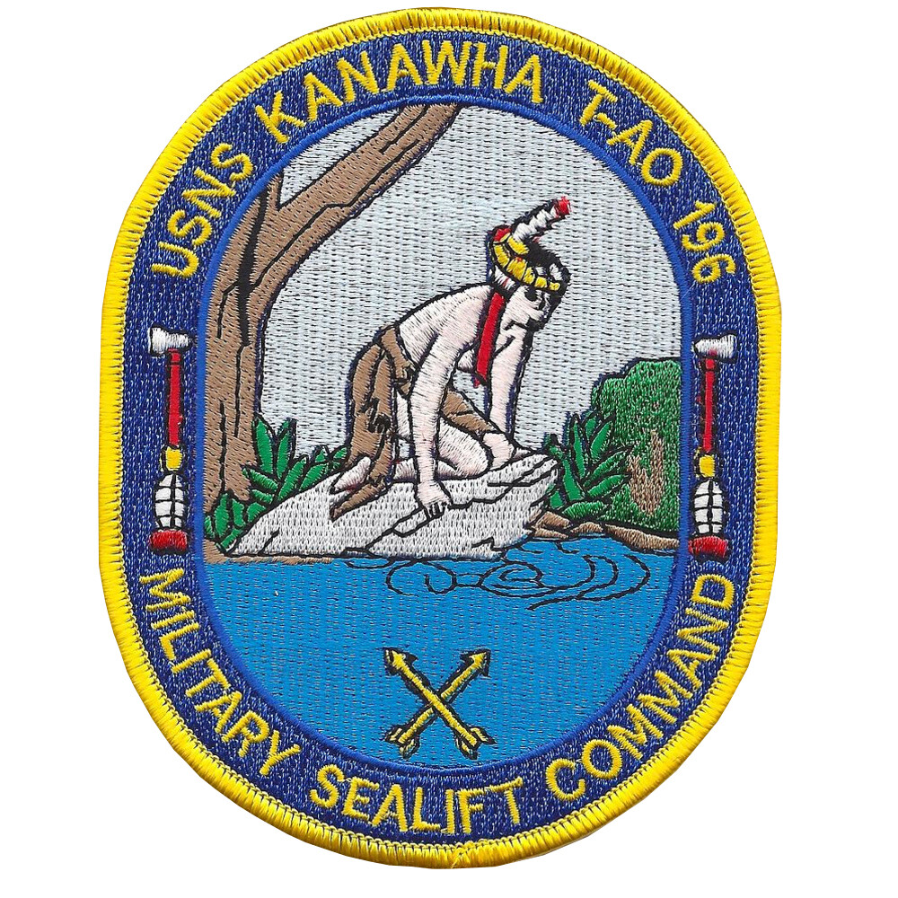 USNS Kanawha T-AO 196 Patch