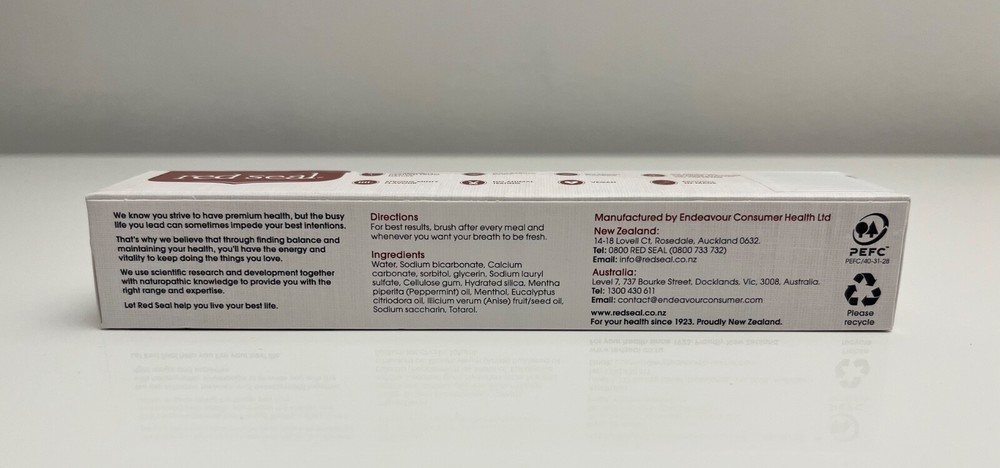 Red Seal Baking Soda Toothpaste