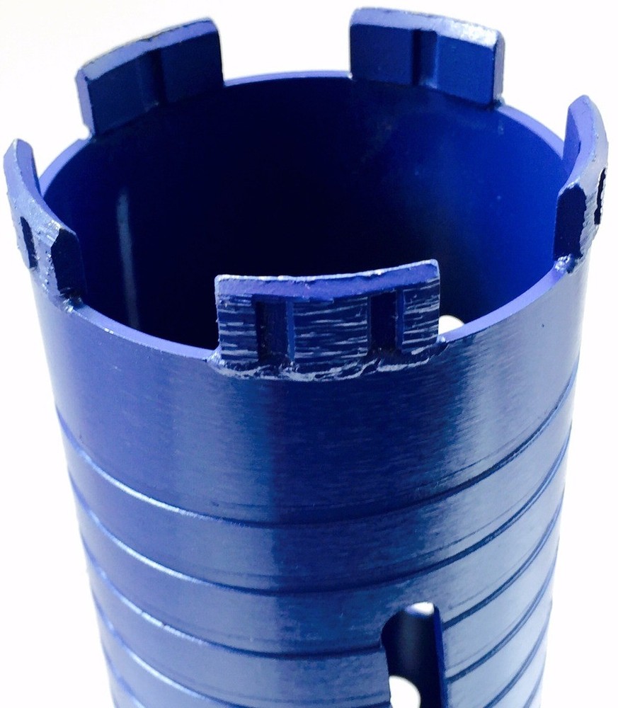 2 1/2" Laser Welded Dry Diamond Core Bits Cutting Concrete, Asphalt