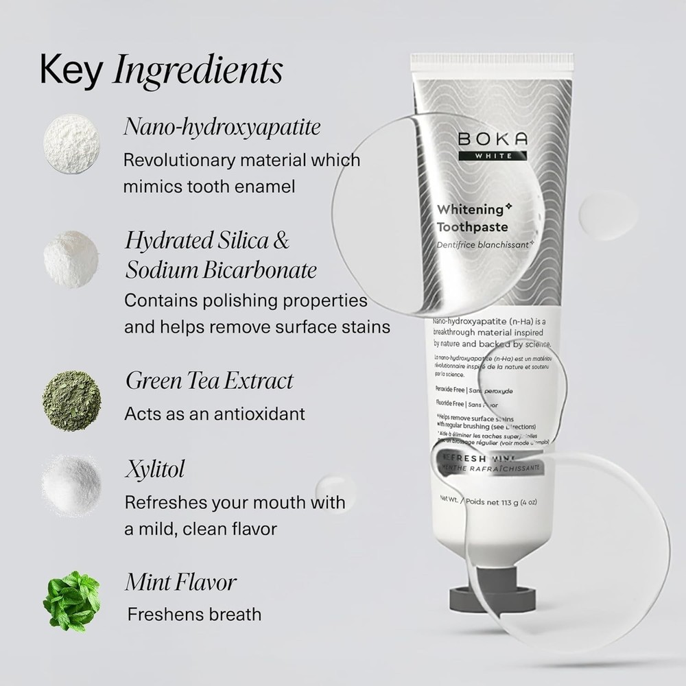 Gentle Nano Hydroxyapatite Toothpaste for Sensitive Teeth - 4oz, Mint Flavor