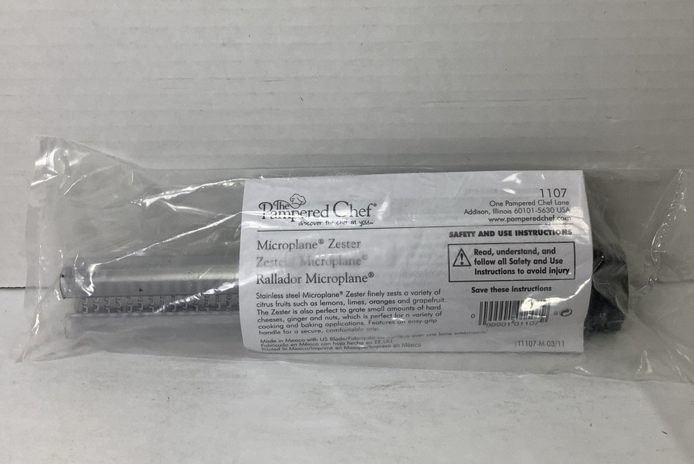 Pampered Chef Microplane Zester # 1107 Retired