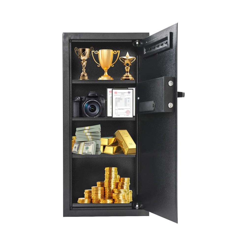 Modern Rectangular Wall-mounted Safe Hidden Embedded Wall Password Safe Case