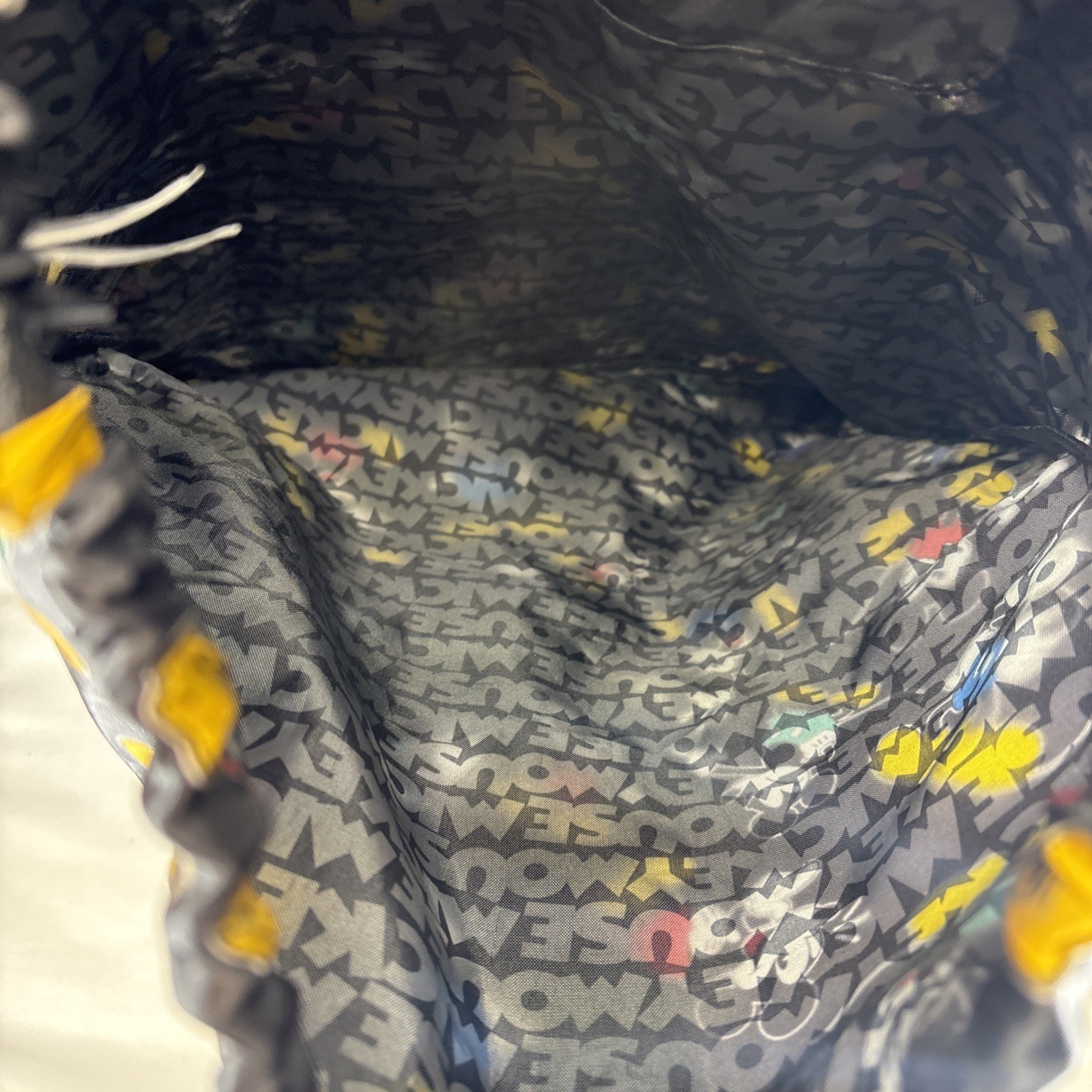 Walt Disneyland Disney Parks Mickey Mouse All Over Print Drawstring Backpack Bag