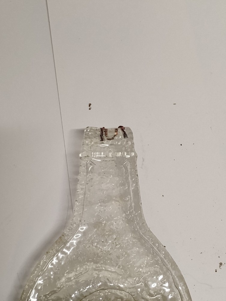 Glass Jose Cuervo Clock Untested As Is