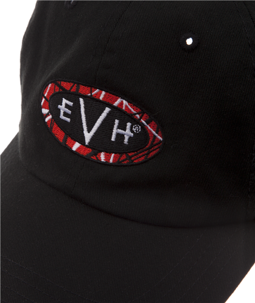 EVH Eddie Van Halen Logo Baseball Hat Cap, Black