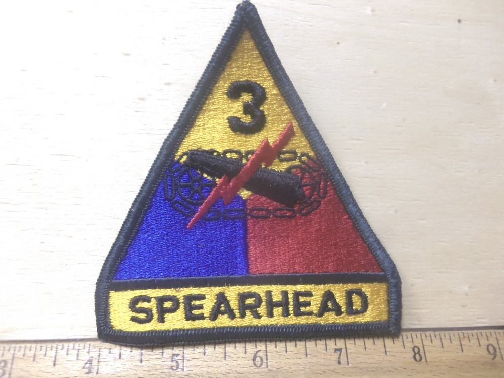 US Army - 3rd Armored Division - Spearhead Embroidered Patch