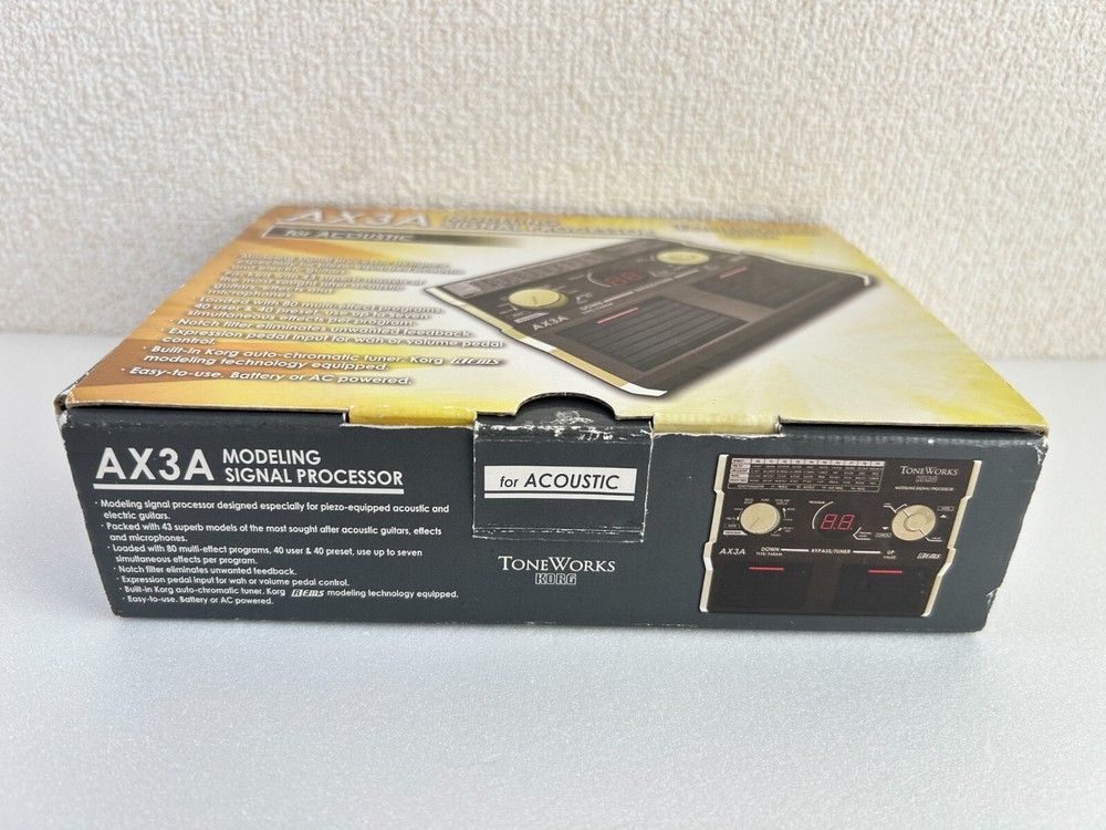KORG ToneWorks AX3A MODELING SIGNAL PROCESSOR Used Tested working w/box, manual