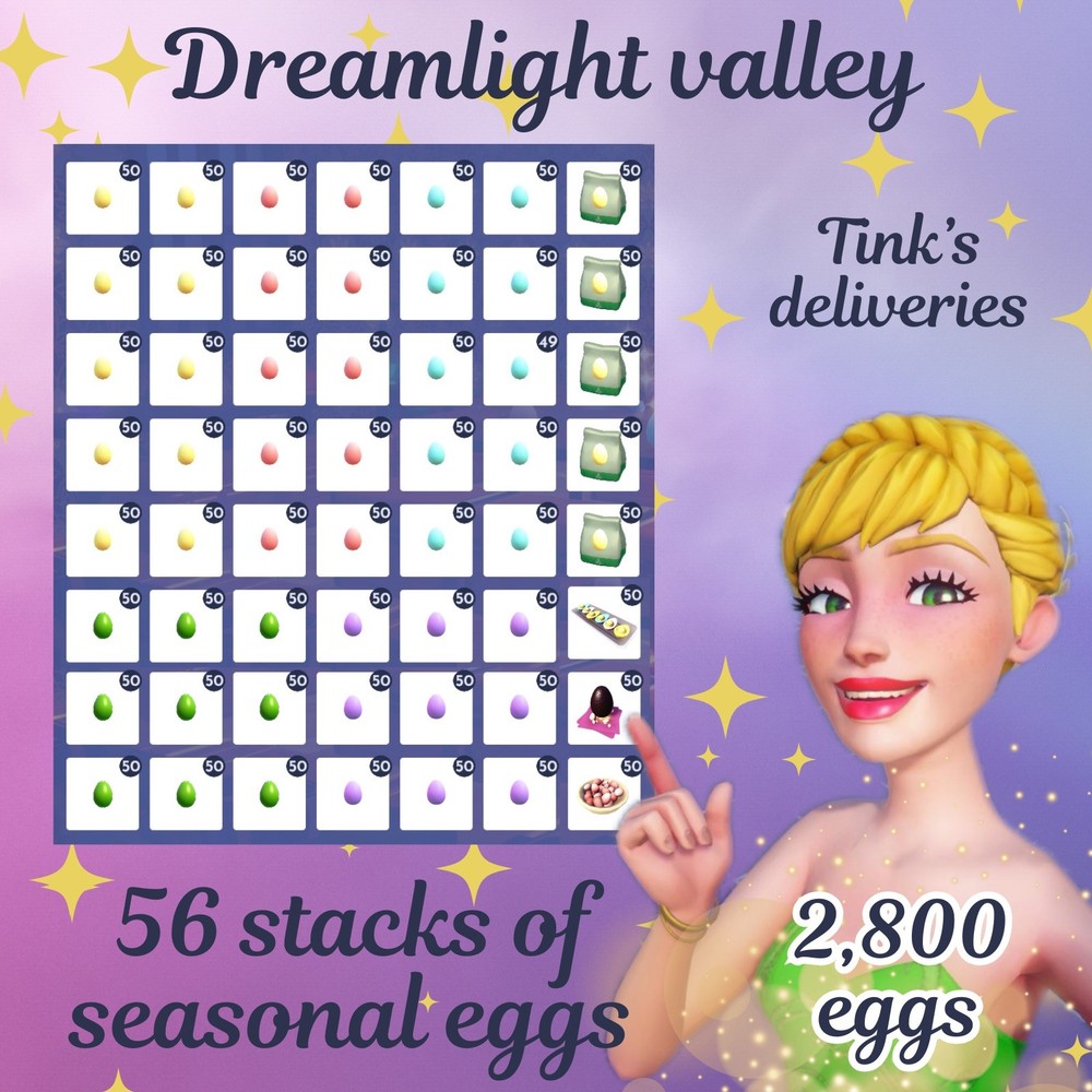 Dreamlight Valley Resources 💕 Eggtravaganza Seasonal Egg Pack