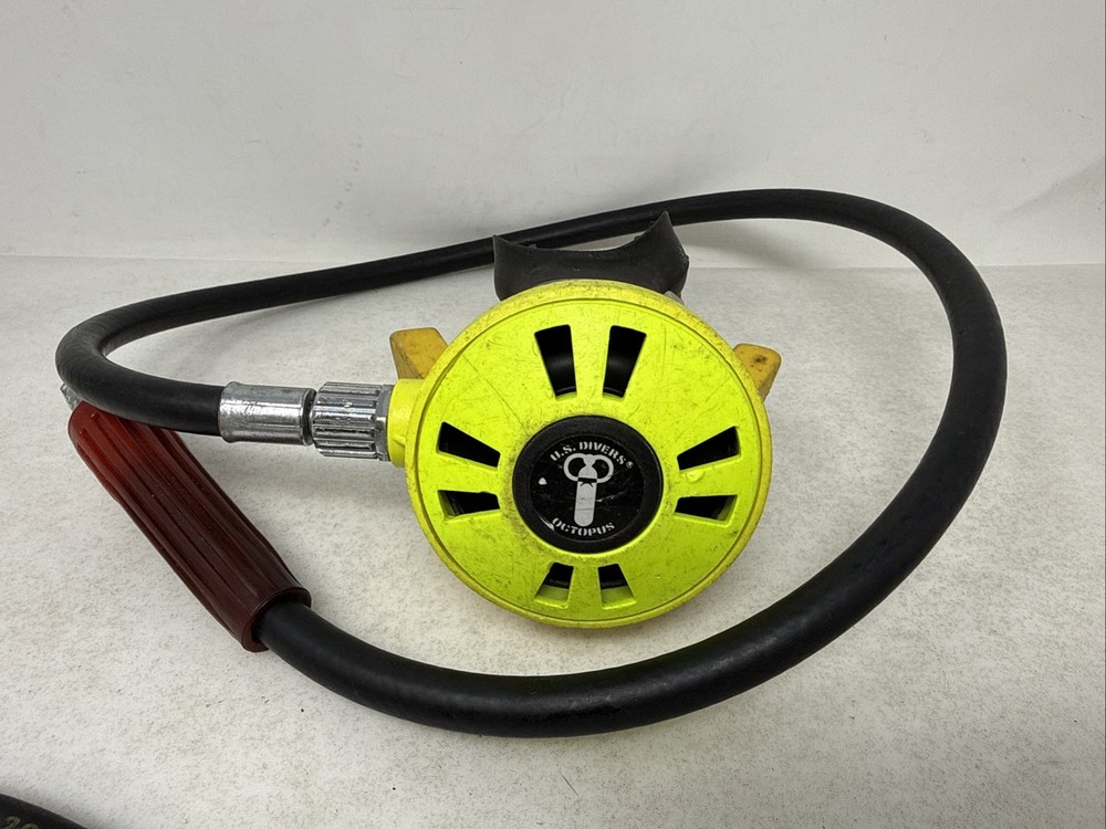 US Divers Regulator Aqua Lung Conshelf Octopus Scuba Diving - Clean Untested