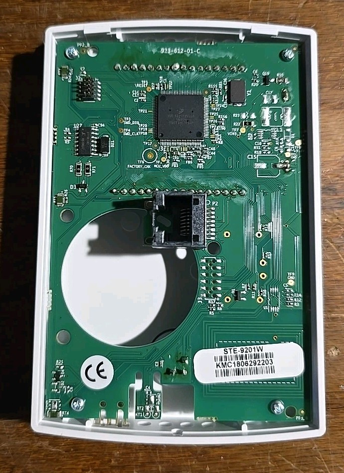 KMC STE-9201W NetSensor: Temperature, Occupancy, White