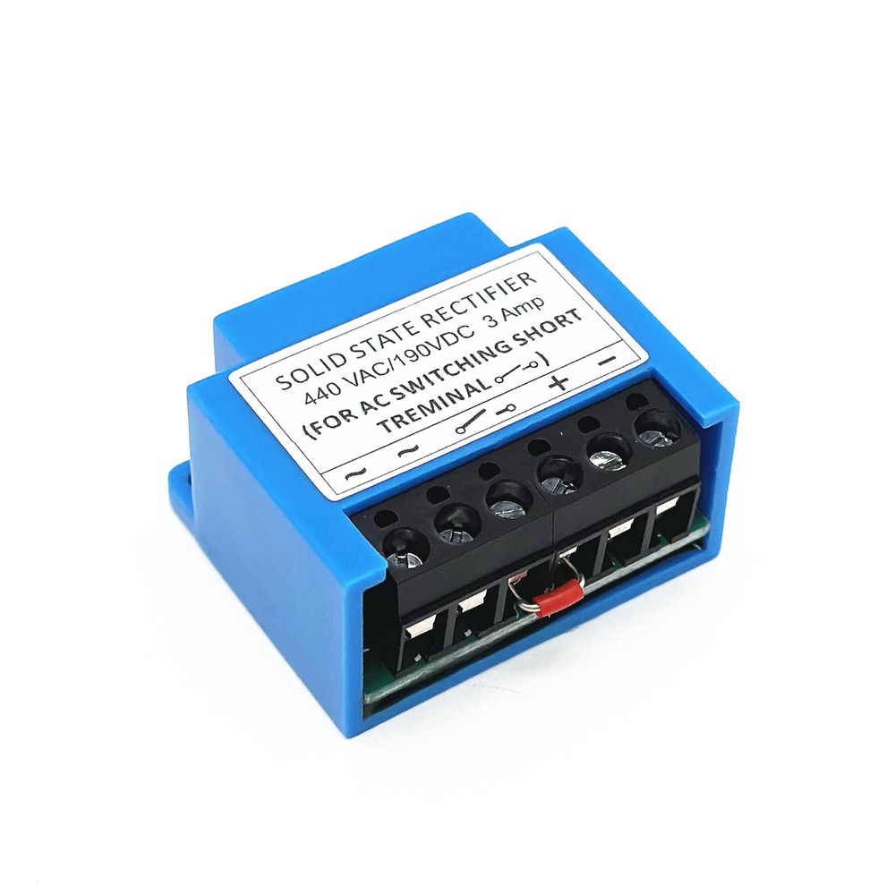 SOLID STATE RECTIFIER 440VAC/190VDC 3Amp half wave brake rectifier module
