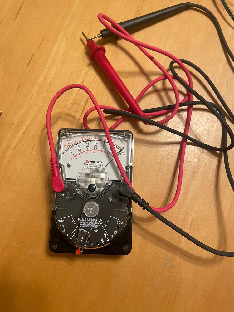 Triplett 3067 Model 310-TEL Analog Volt-Ohm Meter