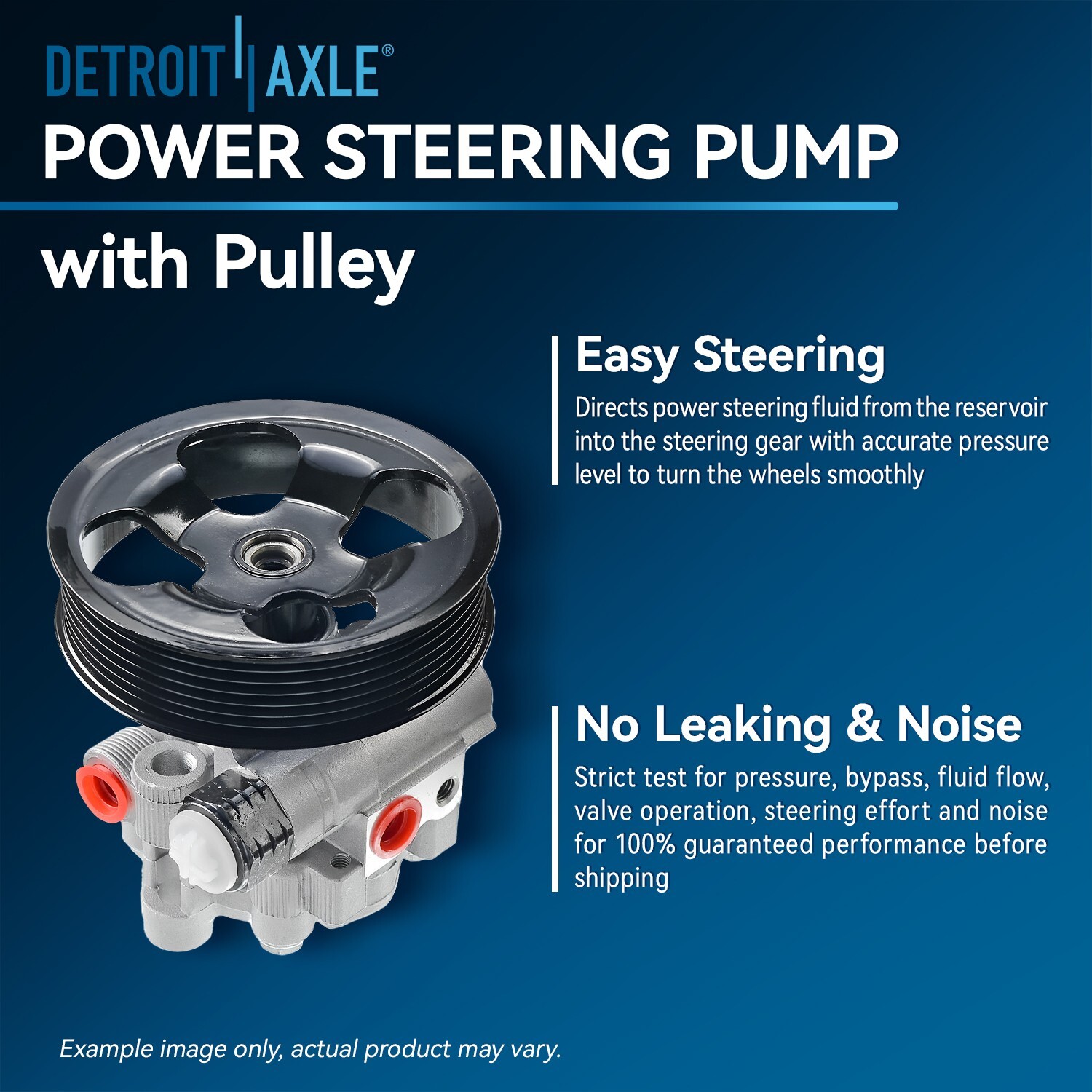 Power Steering Pump with Pulley for 2003 2004 2005-2007 Infiniti G35 Nissan 350Z