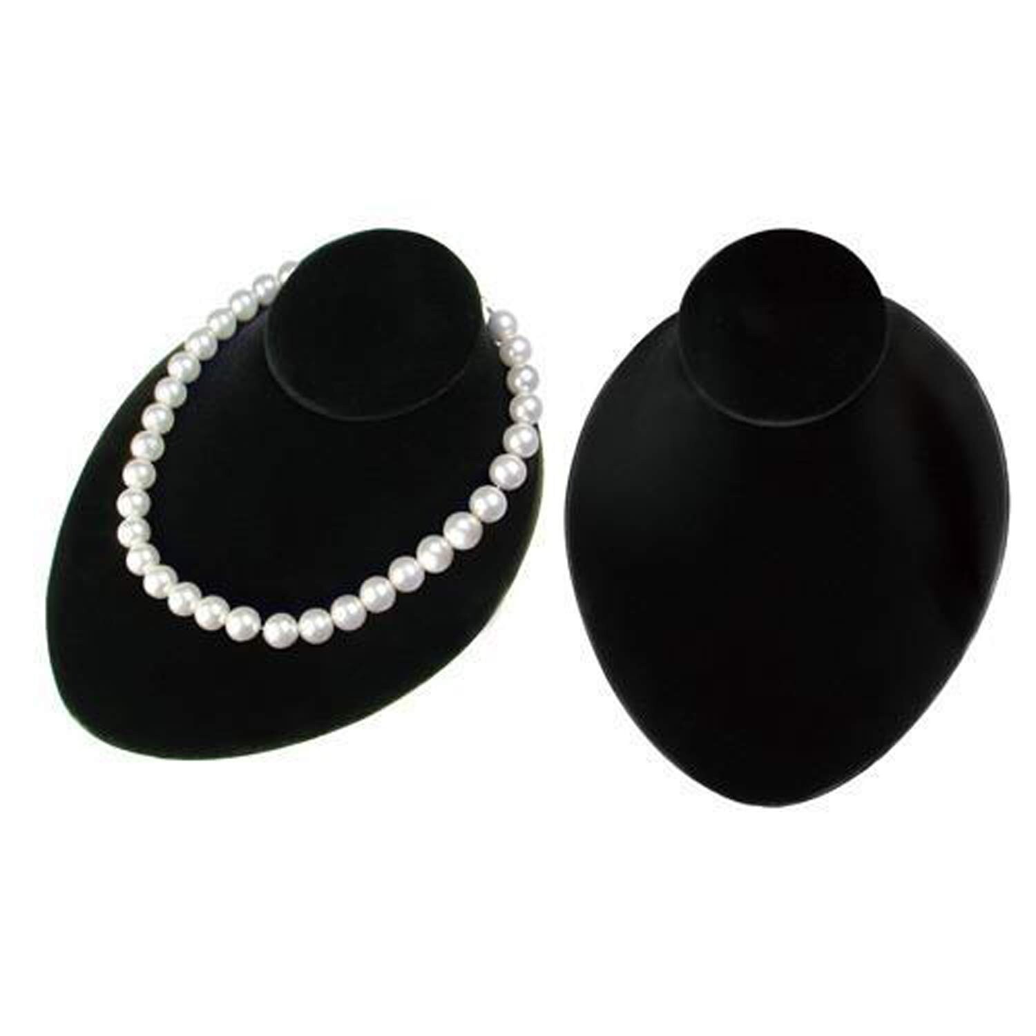 Wide Large Bust Display Necklace Holder Jewelry Storage 8" W 4" H Retail Fixture