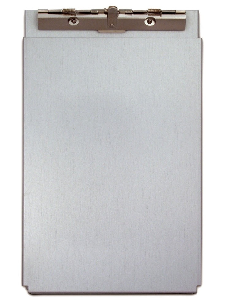 Storage Clipboard,Memo Size,Metal,Silver