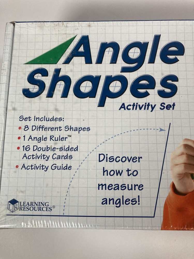 Learning Resources "Angle Shapes Activity Set" Math Geometry Shapes Toy