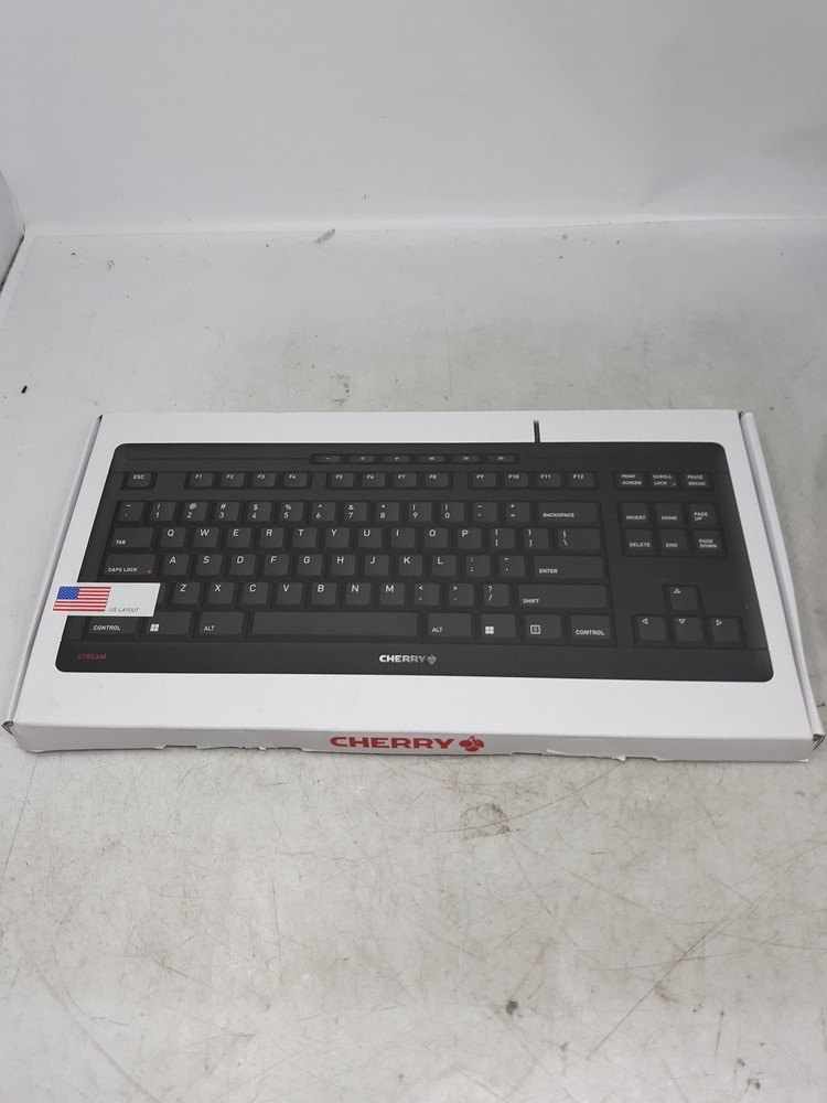 Cherry Stream Keyboard TKL Corded Compact USB Keyboard