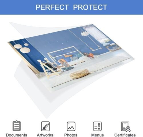 500 Thermal Laminating Sheets Laminator Pouches 9"x11.5" Clear Letter Size 3 Mil