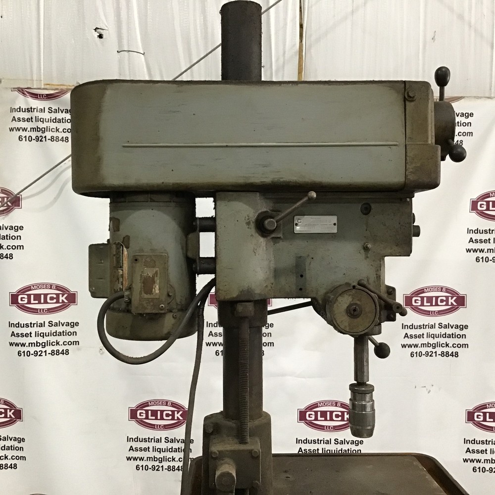 Clausing 16VT1 Variable Speed Drill Press Table with MT Quill