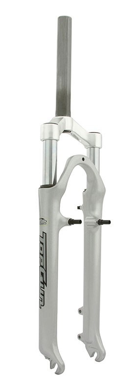 TOP GUN MTB Fork 26 Capa-T Threaded 1" Suspension Fork Disc & V Black Silver