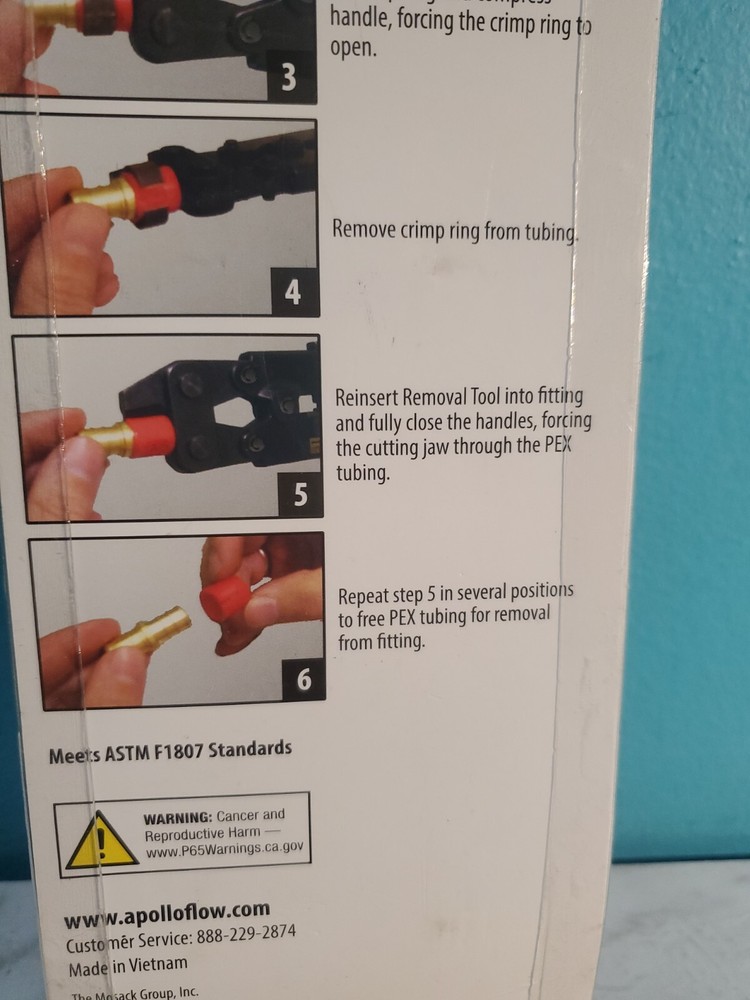 Apollo PEX Ring Removal Tool Model 69PTKD0009