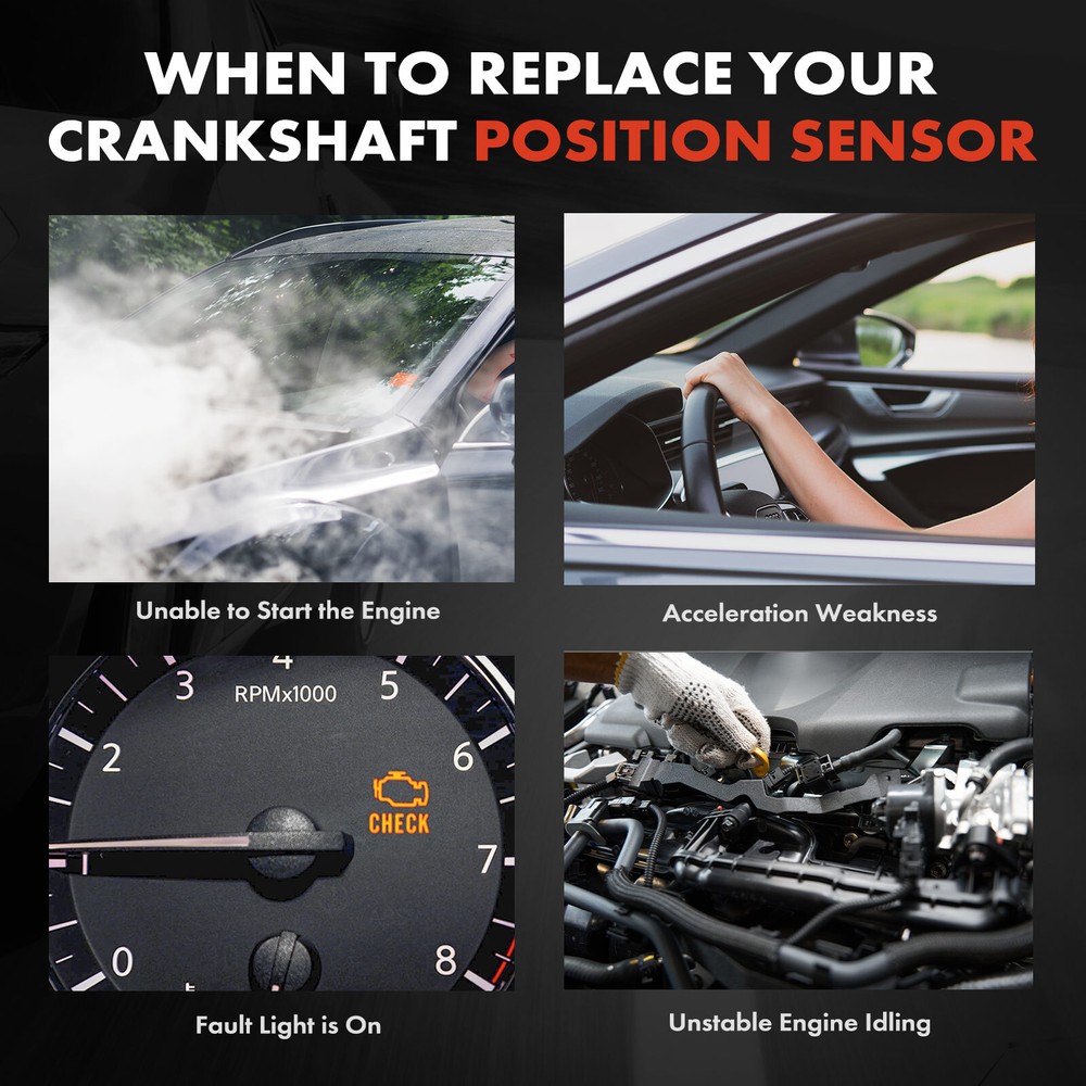 Engine Crankshaft Position Sensor for A124 400E A208 E420 E500 W202 C220 C280