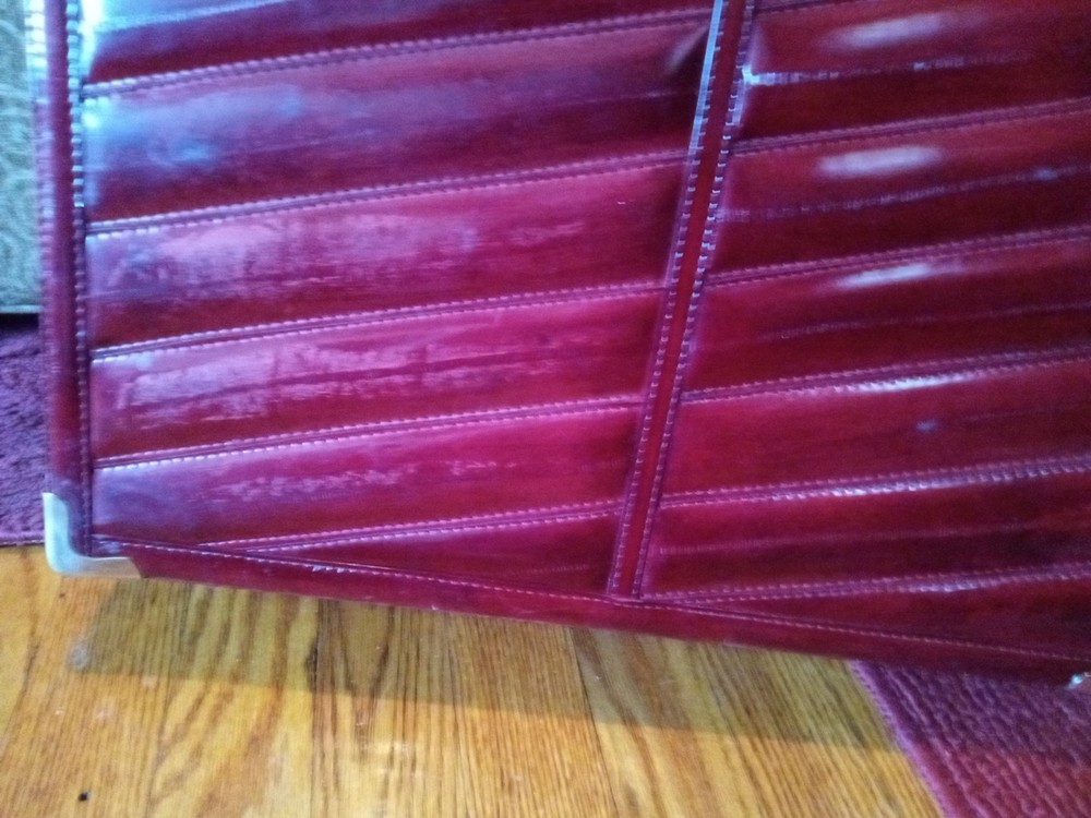 Vintage Amiet Eel skin Briefcase.