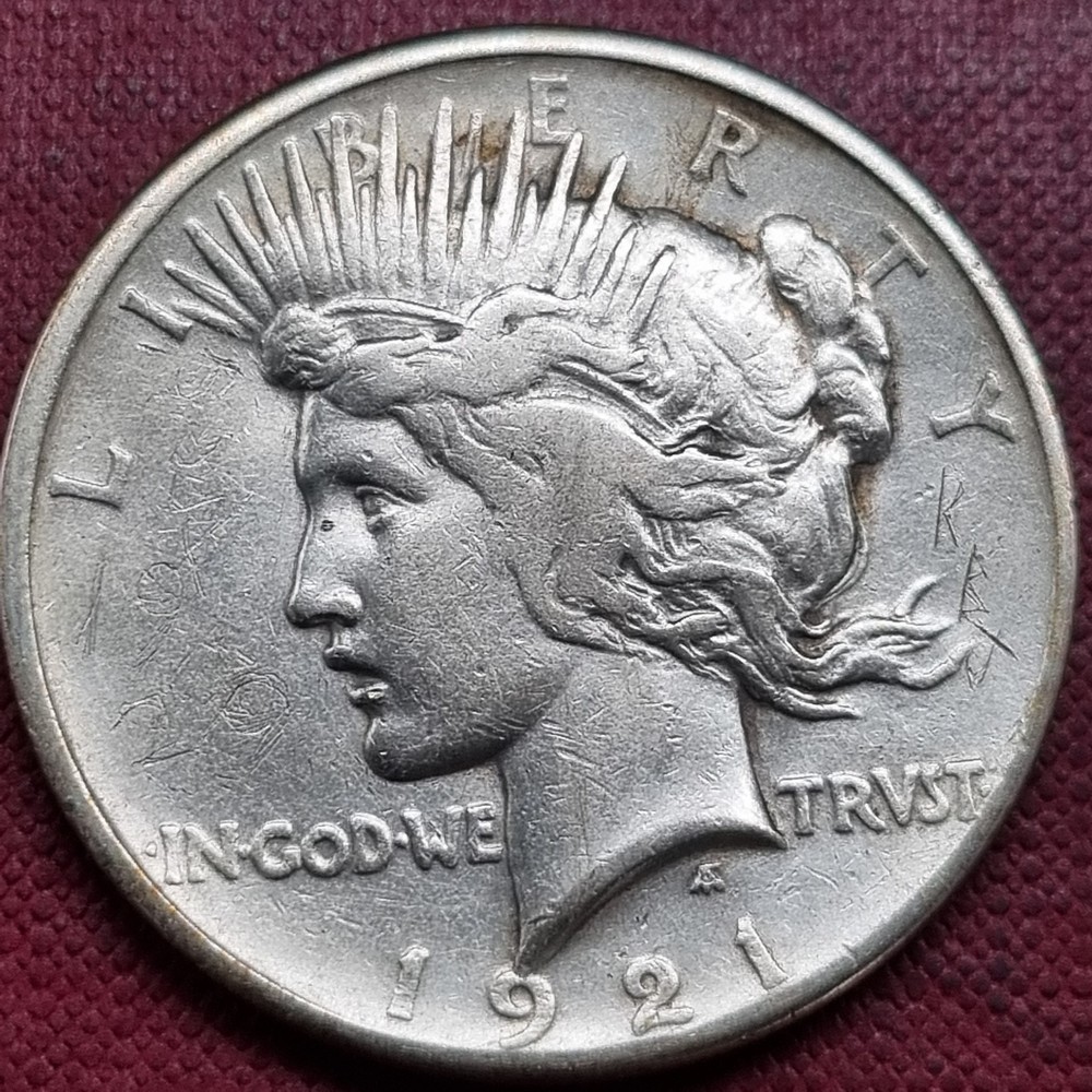 1921 Silver Peace Dollar $1 Higher Grade Key Date #100318