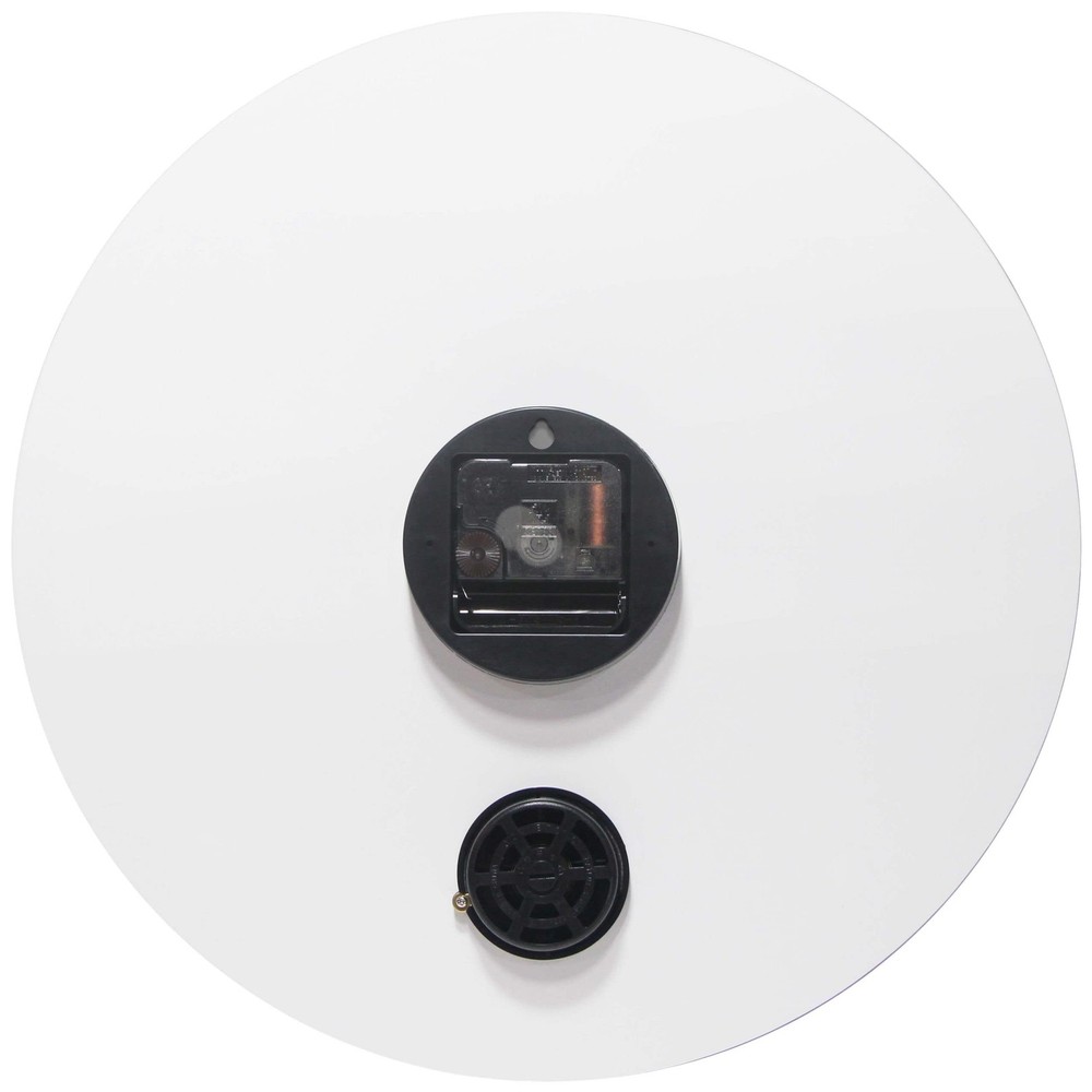 Infinity Instruments Orbis Black All Weather Clock Black Transitional Analog ...
