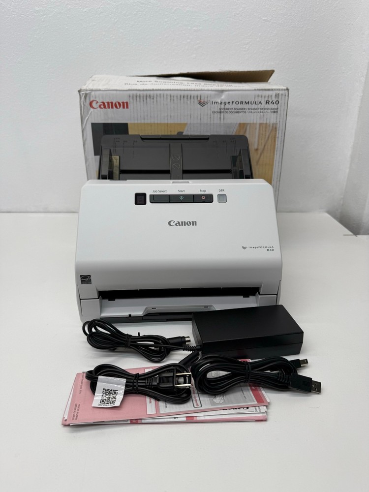 Canon imageFORMULA R40 Office Document Scanner PC Mac, Color Duplex Scanner