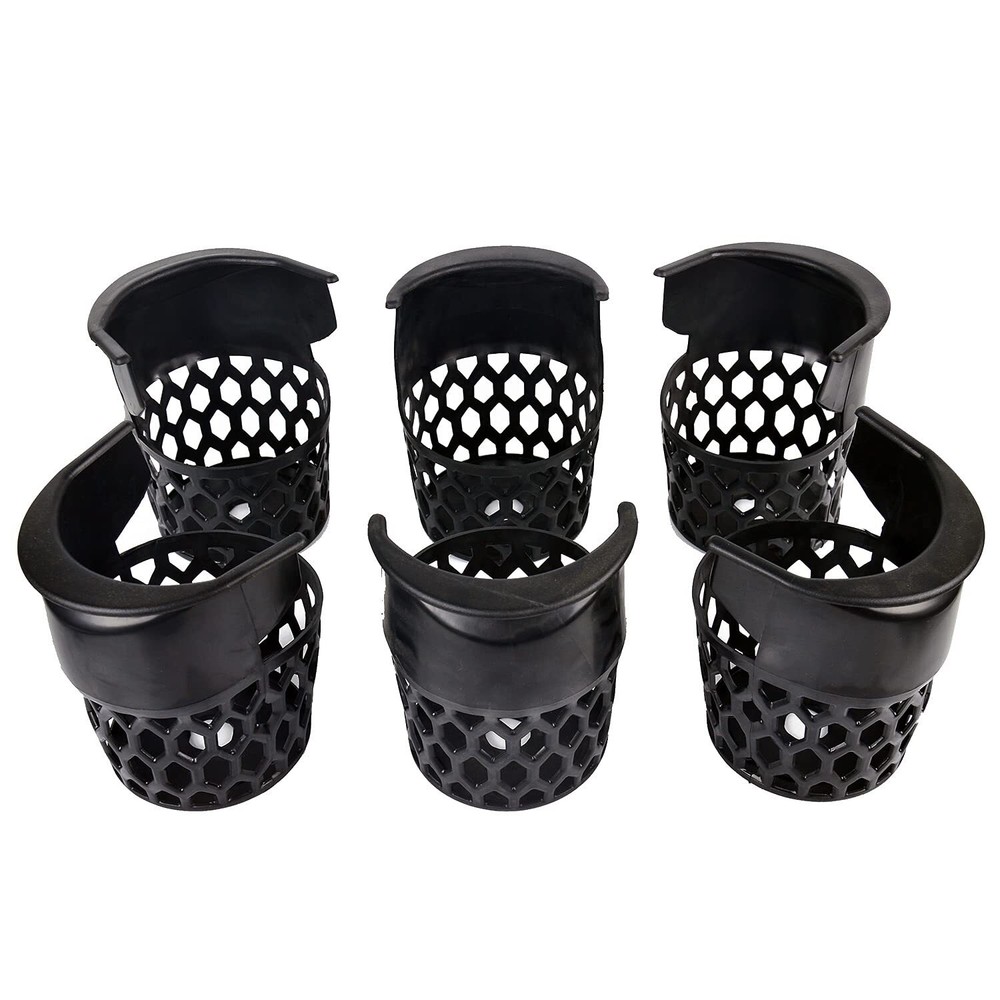 Pool Table Pockets Replacement Pockets for Billiard Table Set of 6 Plastic We...