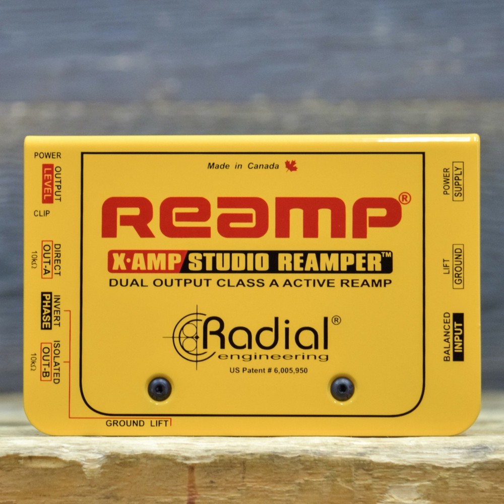 Radial Engineering X-Amp Studio Reamper Dual Output Class A Active Reamp