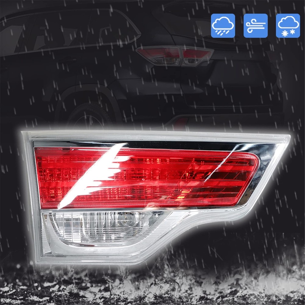 1-Pack LH Tail Light Assembly Replacement for Highlander 2014 2015 2016 Drive...
