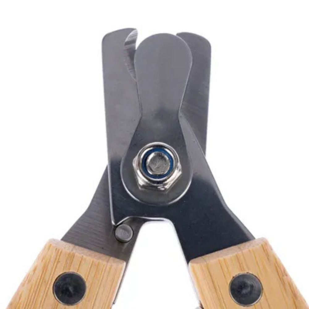 Kooa Bamboo Dog & Cat Nail Scissors, Large – Eco-Friendly Stainless Steel