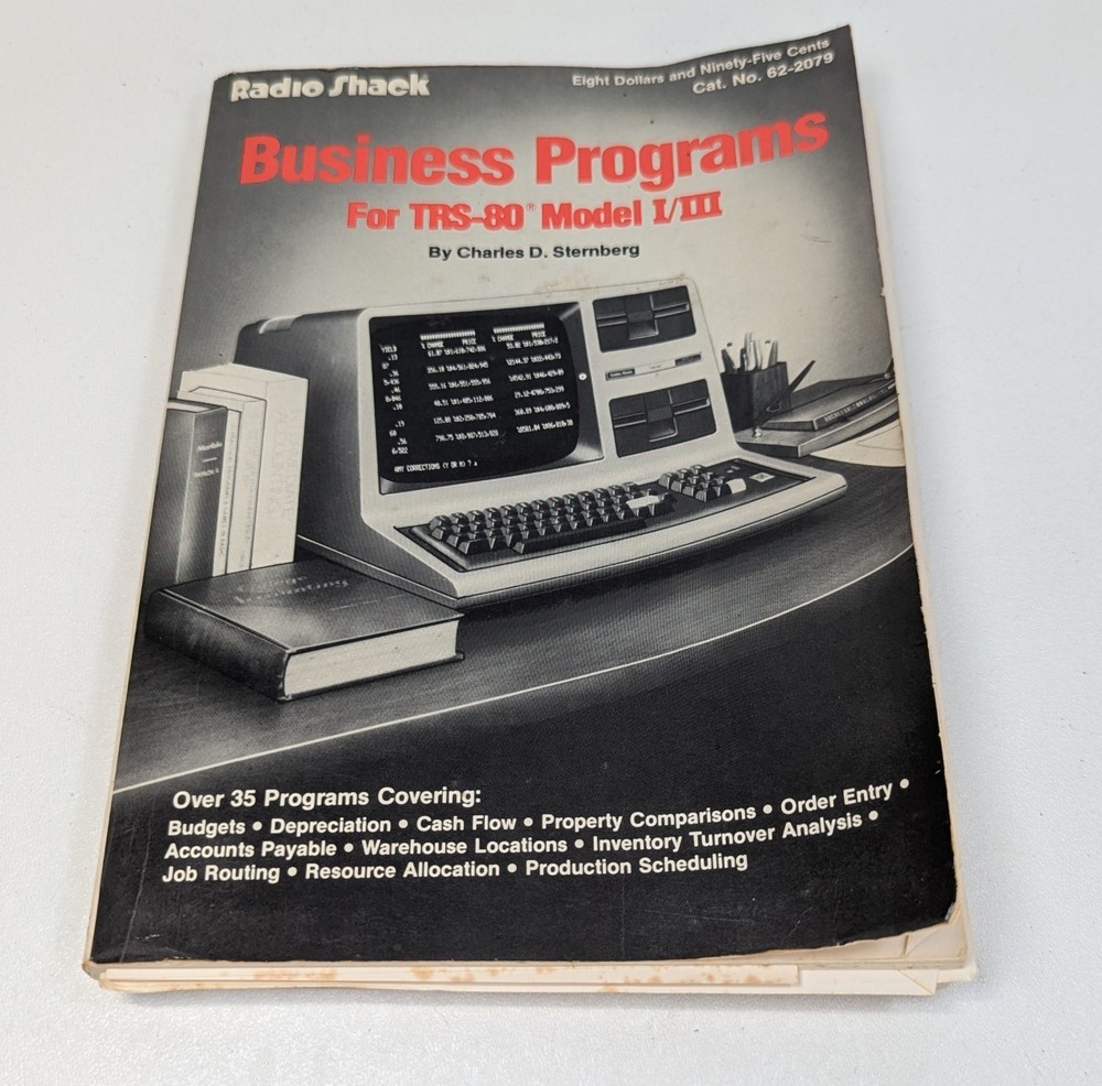 Business Programs for TRS-80 Model I/III And Getting Started With TRS-80 Basic