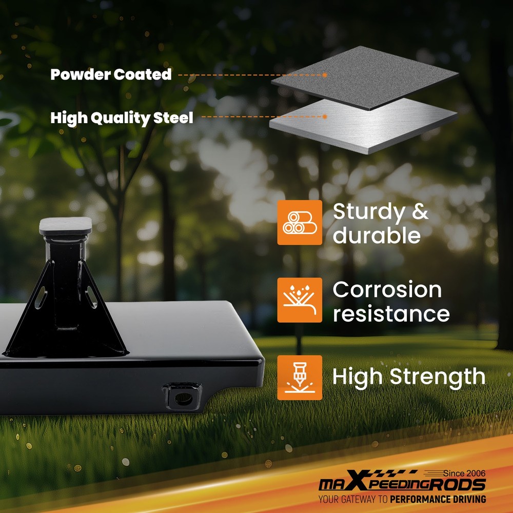 Skid Steer Receiver Hitch Mount for Boxer Mini Loader 2" Powder Coated